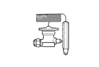 hlava termostat. exp. ventilu Danfoss TEZ 12, R407C, MOP +15